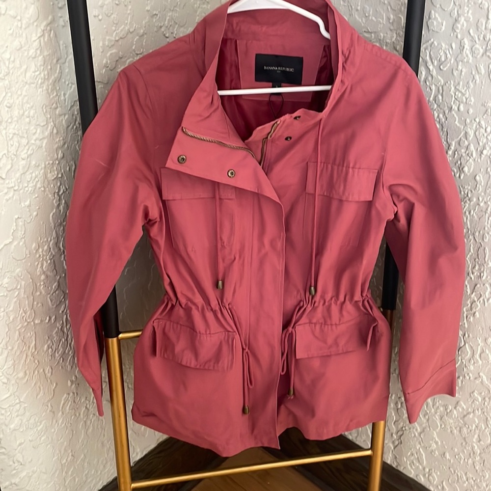Red spring jacket - Banana Republic S